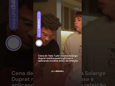 Cena de ‘Vale Tudo’ mostra Solange Duprat monitorando a glicose e aplicando insulina