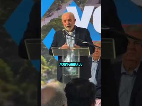 LULA EMOCIONADO FALA SOBRE  SUA BISNETA COM DIABETES