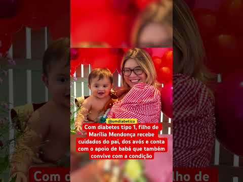 Com diabetes tipo 1, filho de Marília Mendonça recebe cuidados da família e apoio de babá