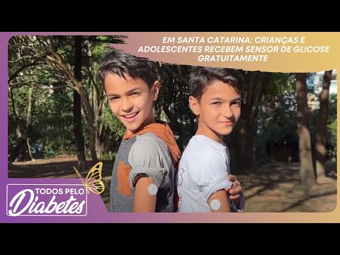 GÊMEOS COM DIABETES RECEBEM SENSOR GRATUITO EM HOSPITAL DE SC  | TODOS PELO DIABETES