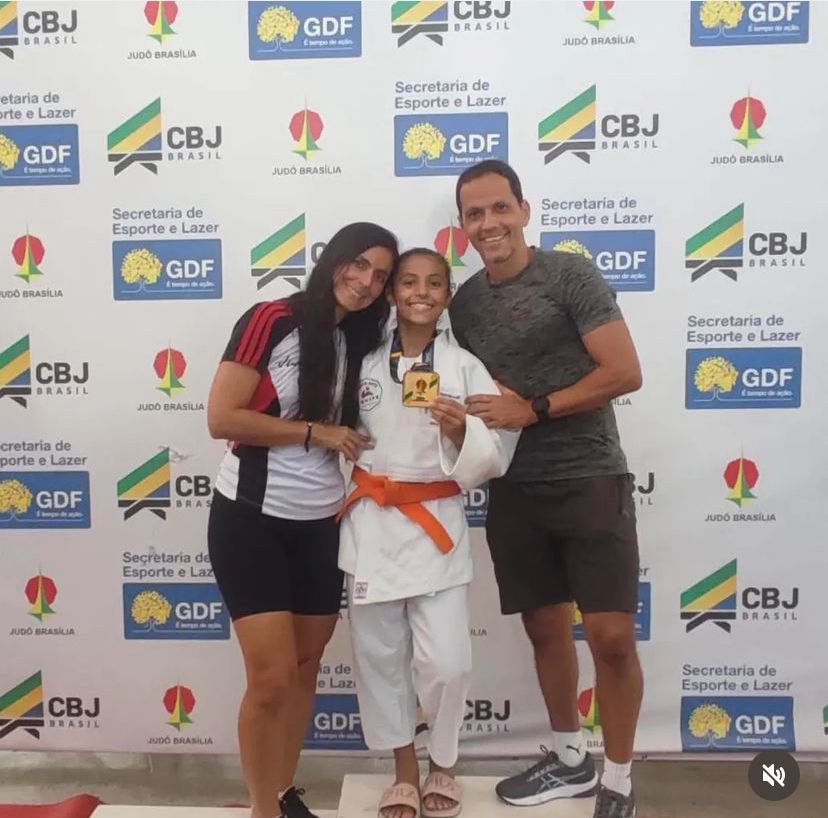 Família da judoca mirim com diabetes 