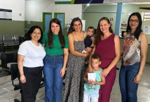 Equipe reunida para falar de diabetes e Uberaba.