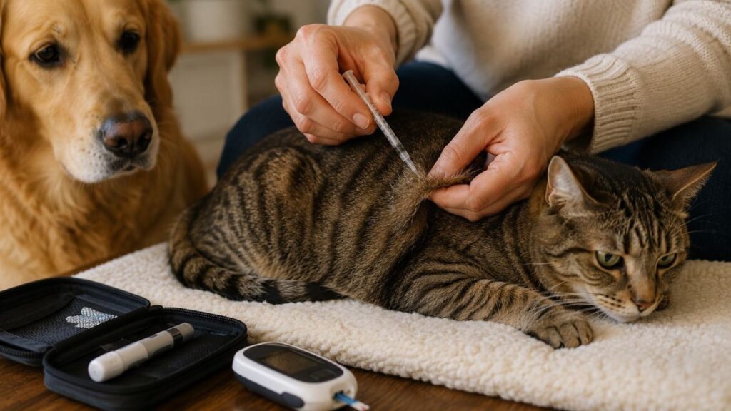 Diabetes em cães e gatos: o que muda na rotina dos pets após o diagnóstico diabetes em cães e gatos