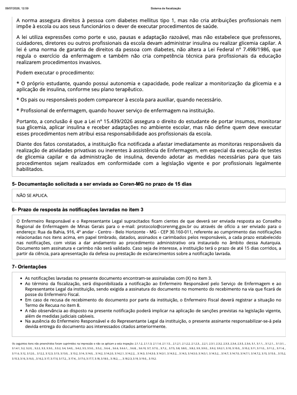 Escola é notificada por monitorar a glicemia e aplicar insulina em crianças com diabetes tipo 1 em Passa Quatro (MG) 3 Captura de Tela 2026 07 13 as 12.23.30