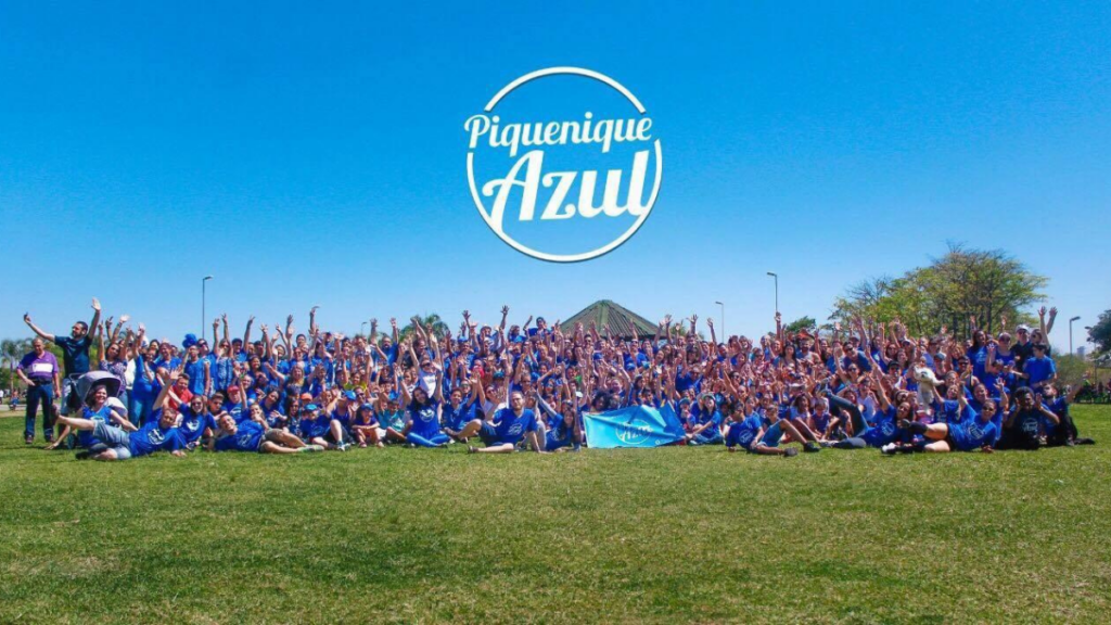 Piquenique Azul: mais do que likes, transformou apoio online em uma comunidade real para pessoas com diabetes Piquenique Azul