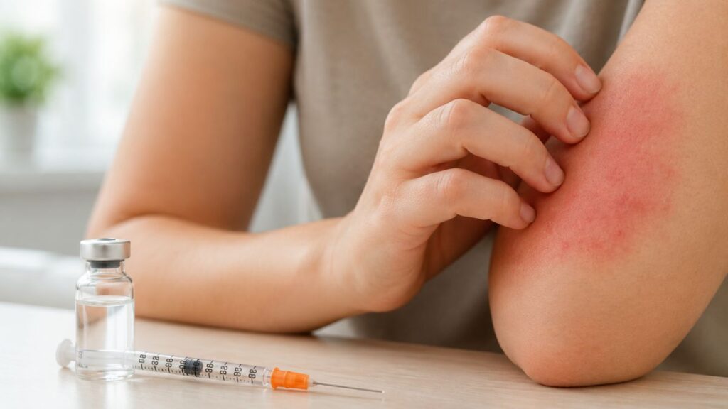 Alergia à insulina: médica revela quais sintomas podem aparecer em quem tem diabetes e o que fazer Alergia à insulina pode causar vermelhidão e coceira na pele