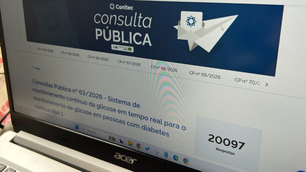 Sensor de glicose no SUS: consulta supera 20 mil contribuições e entra na reta final 1 sensor de glicose sus diabetes