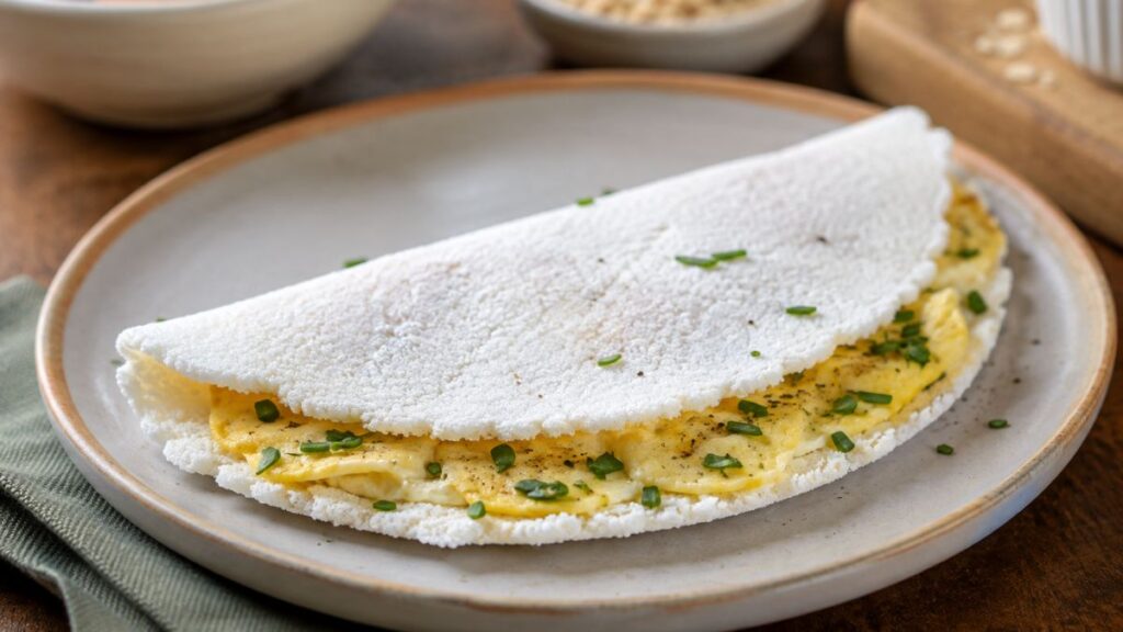 Tapioca ou crepioca: entenda o papel do ovo na glicemia de quem tem diabetes Tapioca ou crepioca com ovo no café da manhã