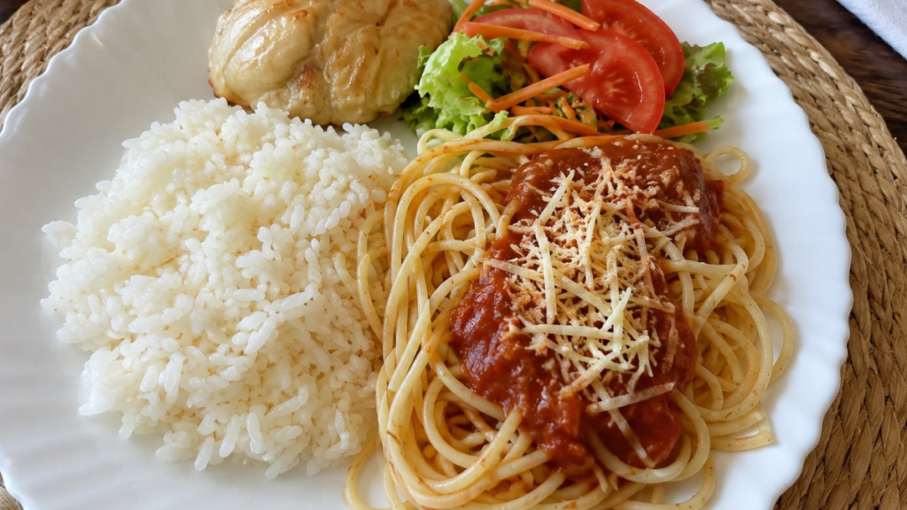 Você coloca arroz e macarrão no mesmo prato? Entenda o impacto dessa combinação na glicemia voce coloca arroz e macarrao no mesmo prato 2