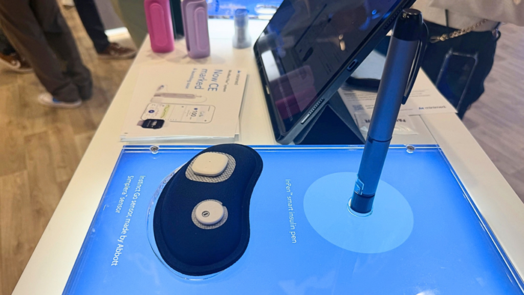Caneta inteligente integra aplicações de insulina e dados de glicose em novo sistema apresentado na EASD 2026 Sensor de glicose e caneta inteligente para aplicação de insulina