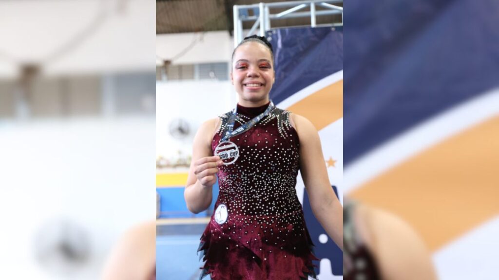 Adolescente com diabetes tipo 1 conquista títulos na ginástica de alto rendimento e concilia controle da glicose nos treinos 3 diabetes medalha