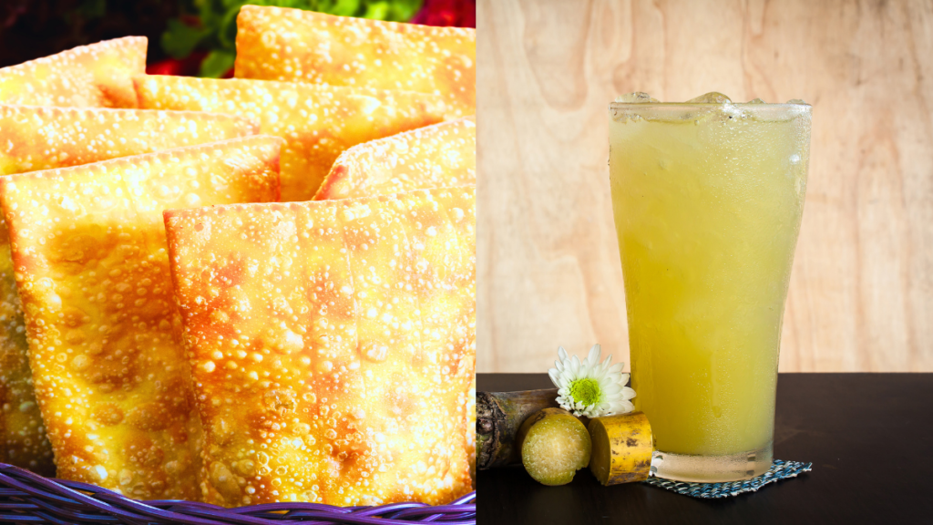 Pastel com caldo de cana: quem tem diabetes pode aproveitar essa combinação no fim de semana? Pastel frito e copo de caldo de cana gelado, combinação tradicional das feiras brasileiras que exige cuidados para pessoas com diabetes.